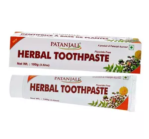 Аюрведическая зубная паста, Herbal Toothpaste, Patanjali  100г  (43635005)