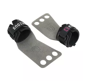 Гимнастические накладки перчатки для турника 3 Hole Carbon Hand Grips D-15 Ezous  M Черный (35636015)