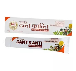 Натуральная зубная паста, Dant Kanti Natural, Patanjali  100г  (43635004)