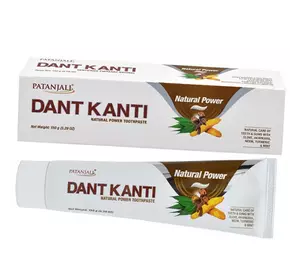 Натуральная зубная паста, Dant Kanti Natural Power Toothpaste, Patanjali  150г  (43635007)